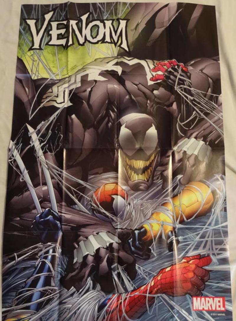 Venom Marvel Comics Promotional Folded Poster 24x36