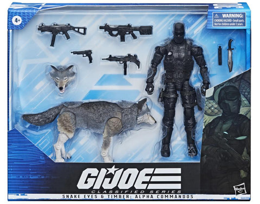 G.I. Joe Classified Series #30 Snake Eyes & Timber Wolf