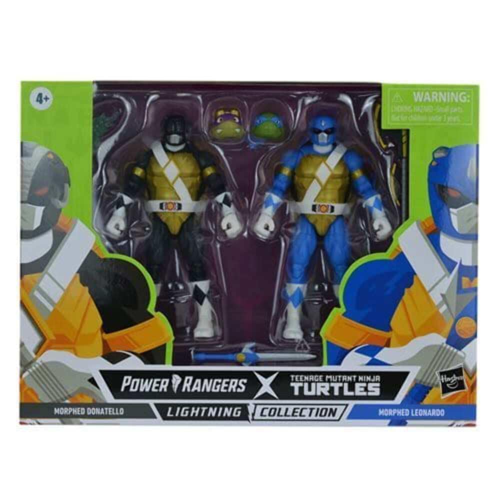 Power Rangers X Teenage Mutant Ninja Turtles Lightning Collection Morphed Donatello & Morphed Leonardo