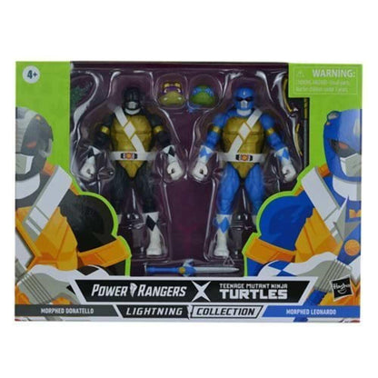 Power Rangers X Teenage Mutant Ninja Turtles Lightning Collection Morphed Donatello & Morphed Leonardo