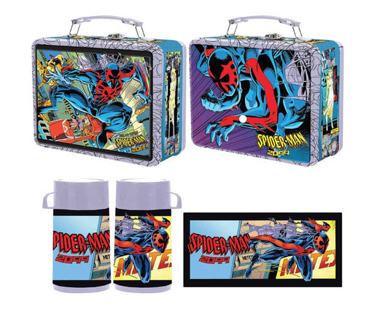 Free Comic Book Day 2024 Tin Titans Spider-Man 2099 Px Lunch Box With Bev Cont