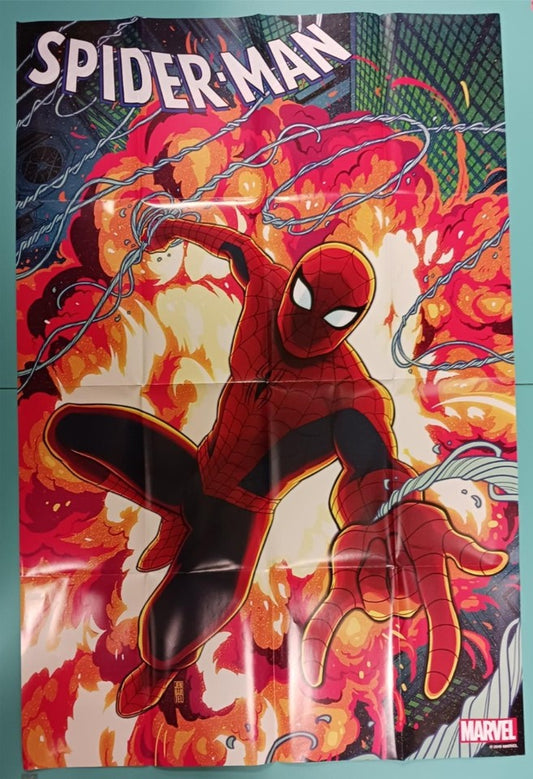 Spider-man Marvel Comics Promotional Folded Poster 24x36