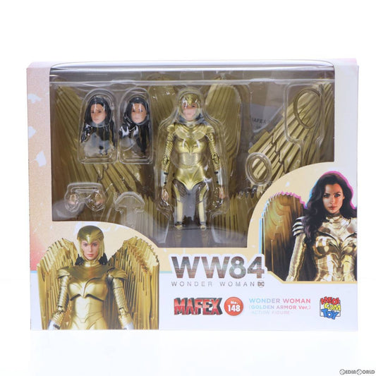 Wonder Woman 1984 MAFEX No.148 Wonder Woman (Golden Armor Ver.) Action Figure