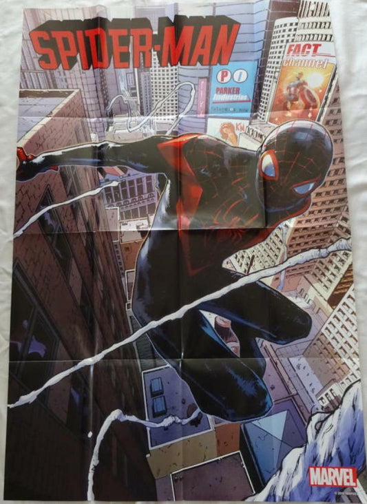 Spider-man Marvel Comics Promotional Folded Poster 24x36