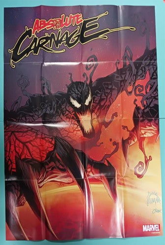 Absolute Carnage Marvel Comics Promotional Folded Poster 24x36