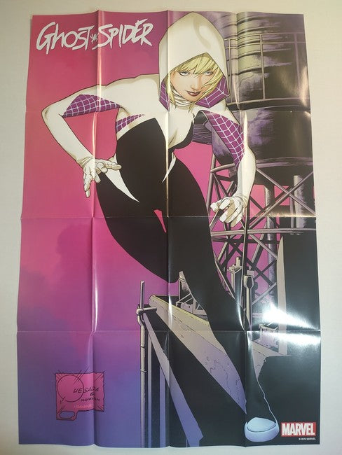Ghost Spider 2019 Marvel Comics Promotional Folded Poster 24x36 SpiderMan