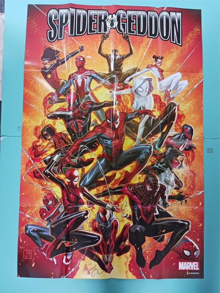 Spidergeddon Marvel Comics Promotional Folded Poster 24x36
