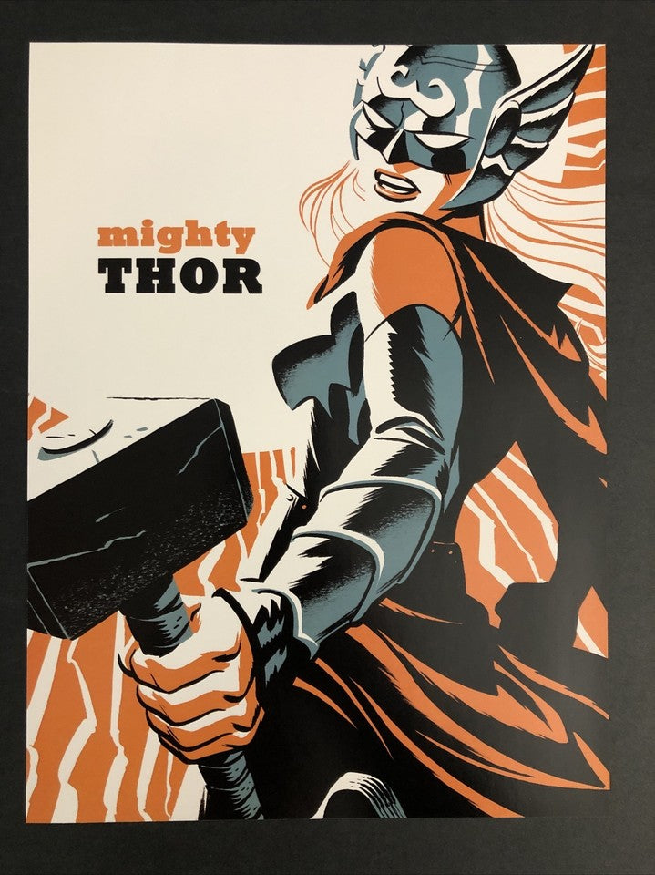 Jane Foster Thor Marvel Comics Promotional Folded Poster 24x36