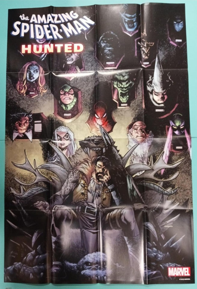 The Amazing Spider-man Hunted Marvel Comics Promotional Folded Poster 24x36