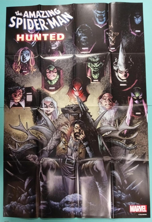 The Amazing Spider-man Hunted Marvel Comics Promotional Folded Poster 24x36