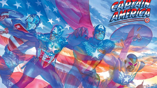 Captain America Marvel Comics Promotional Folded Poster 24x36
